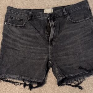 Everlane Black Denim Shorts